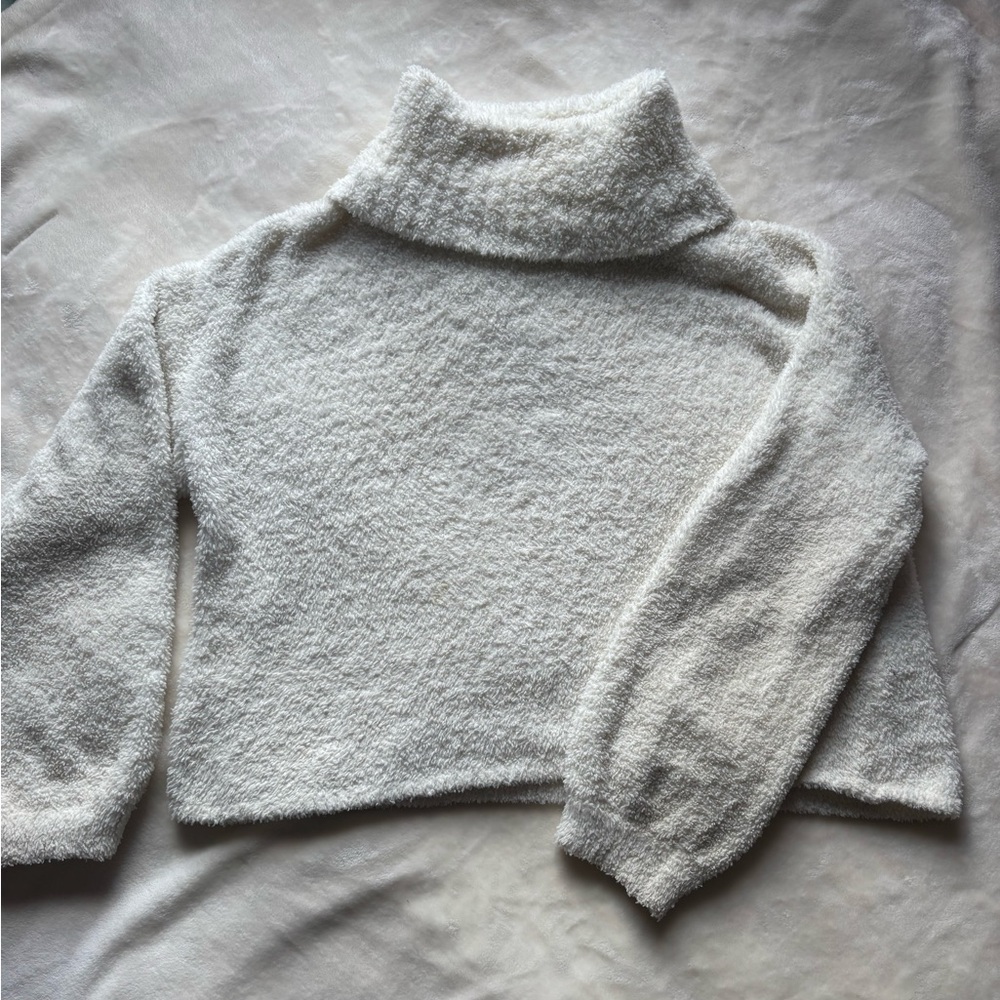 SO Soft Cream Turtleneck Sweater